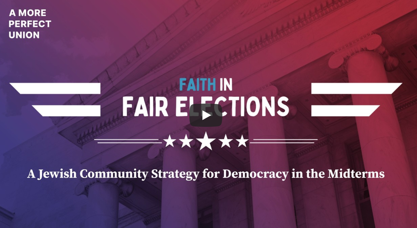 Faith in Fair Elections Kickoff