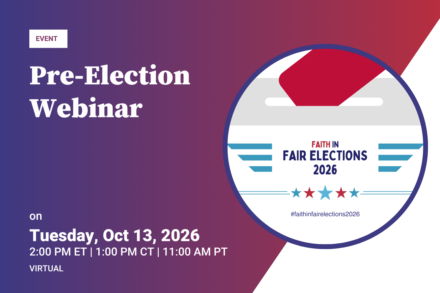 Pre-Election Webinar