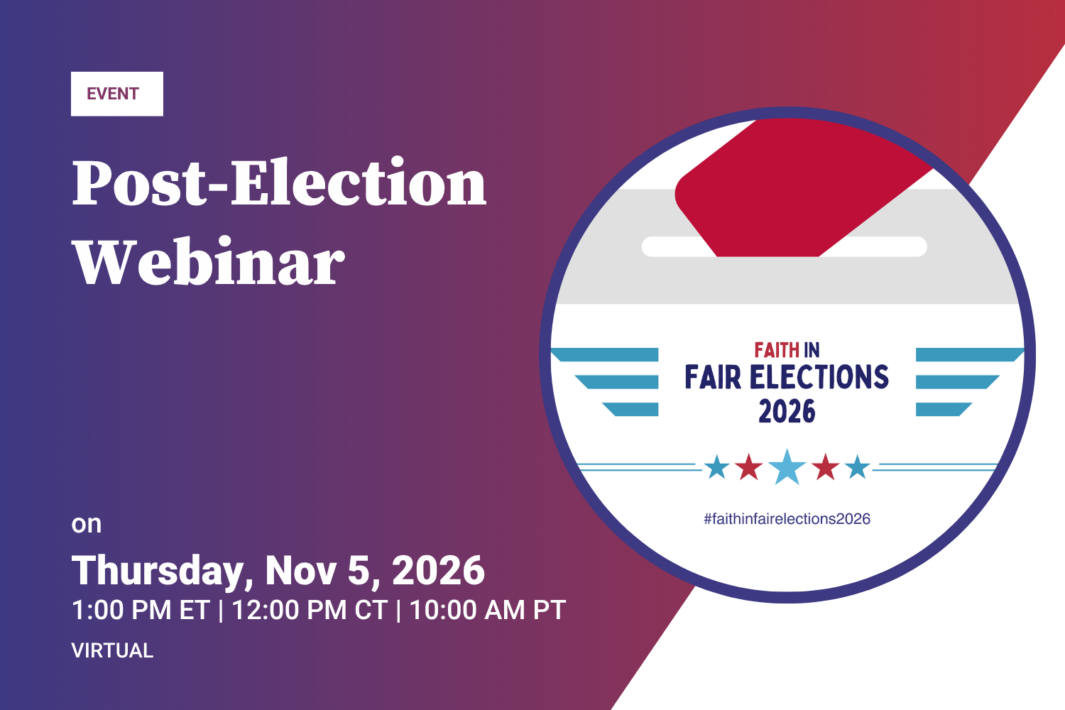 Post-Election Webinar 