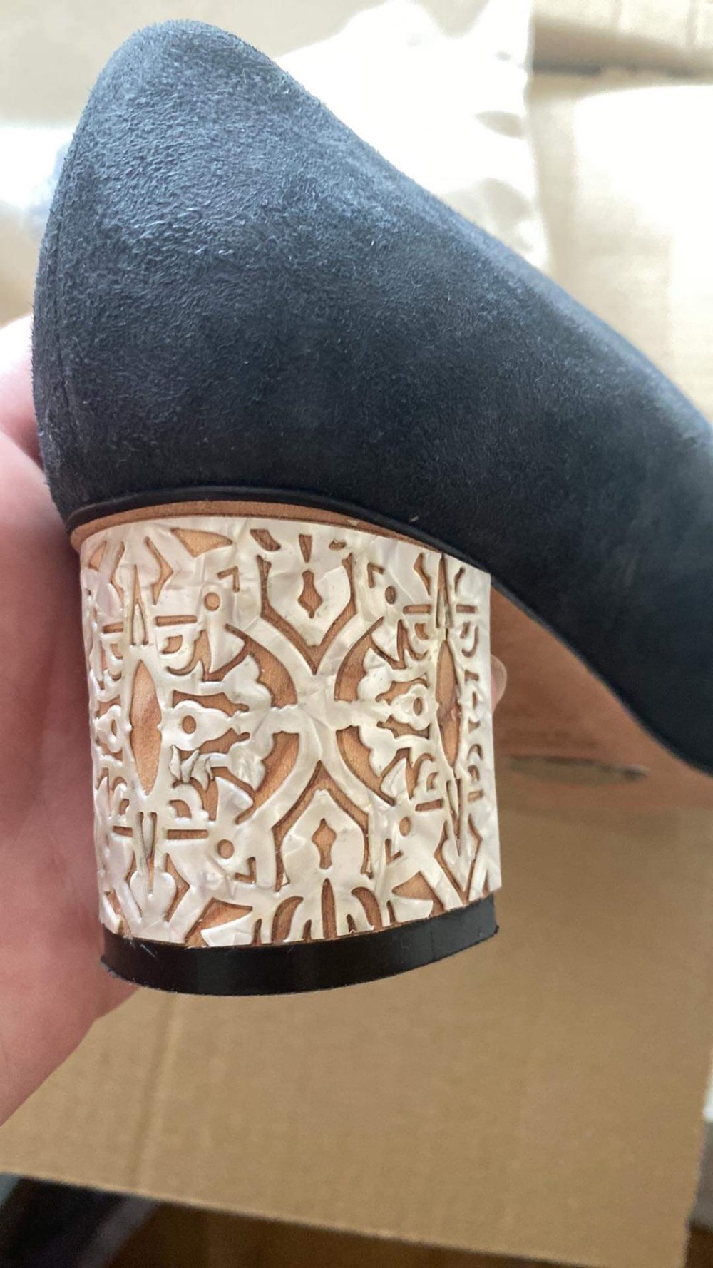Close up of Sarah Flint shoes