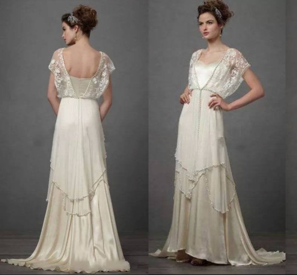Vintage inspired wedding dress from Etsy