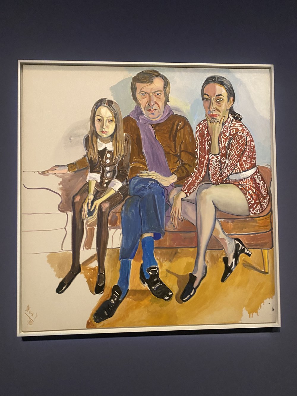 Alice Neel painting from a Barbican exhibit