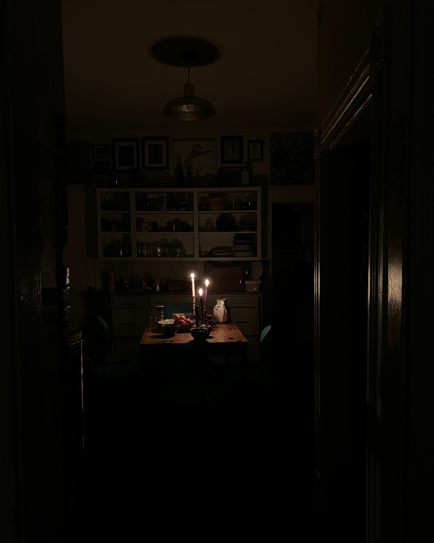 The words that keep echoing, drawing me out of my own chaos and all the chatter and back to center:

&ldquo;Center my scattered senses on you.
You are always here.&rdquo;

I am exactly where I need to be. Learning to bless today&rsquo;s unfinished, &