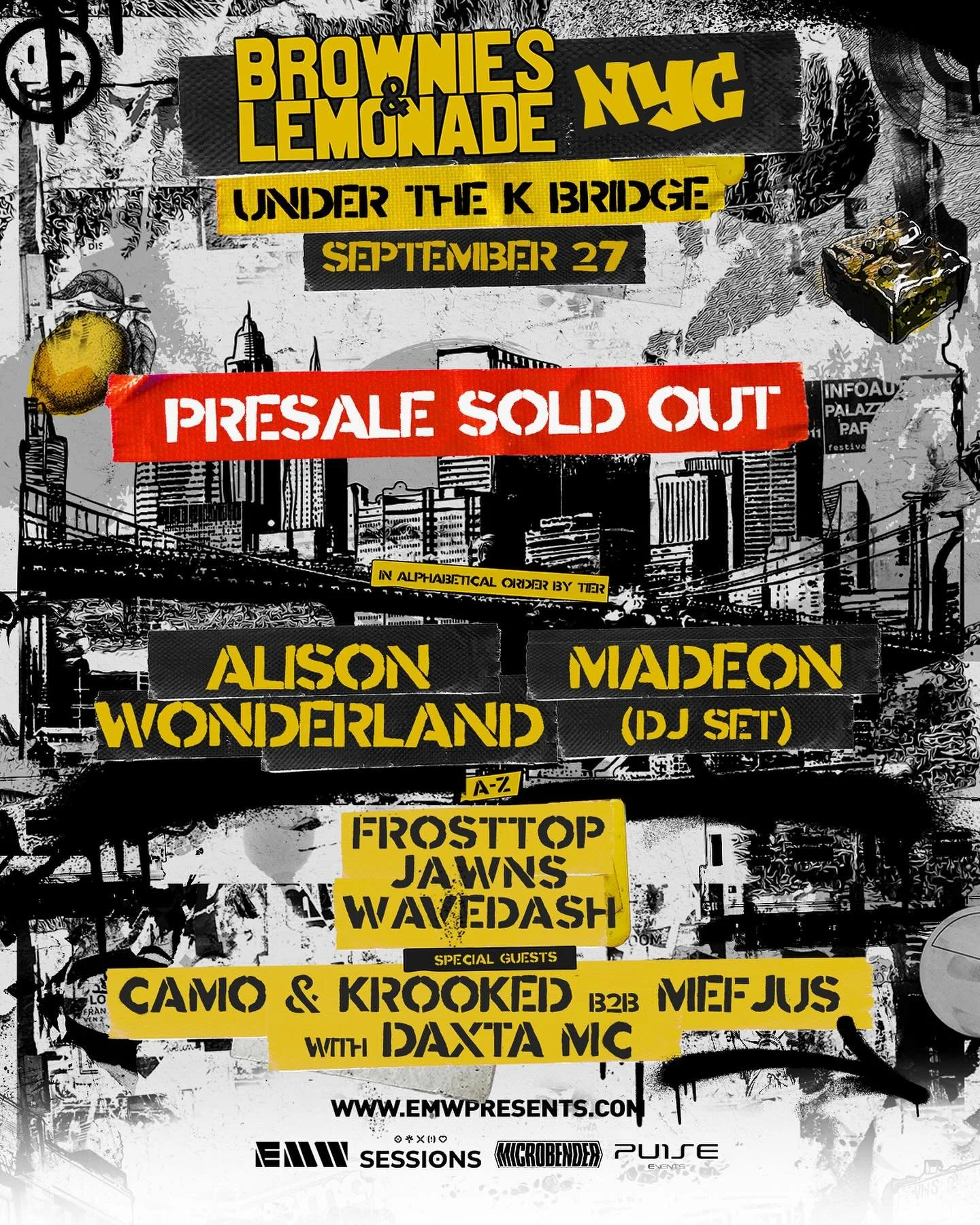 The presale for Alison Wonderland &amp; Madeon DJ Set Under the K Bridge on 9/27 COMPLETELY blew out 🤯

But don&rsquo;t worry, the general on sale starts now! 🏃🏃&zwj;♀️ Head on over to the link in our bio to secure your ticket to one of the best e