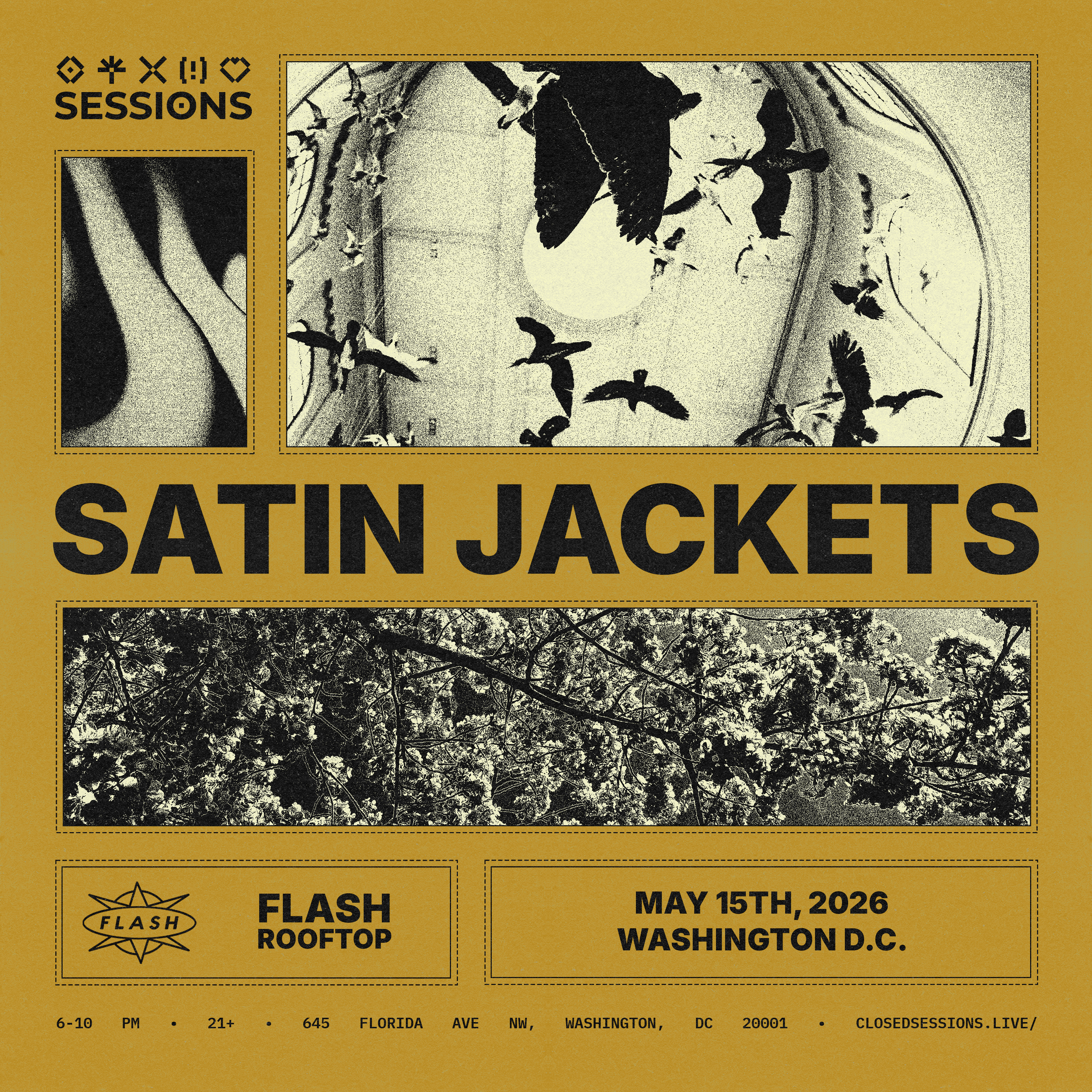 WASHINGTON D.C. - 05.15 - Satin Jackets @ Flash Roof