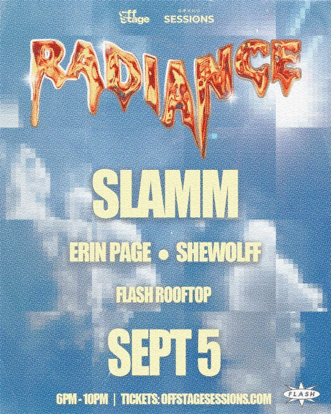 WASHINGTON DC - 09.05 - SLAMM @ Flash Roof (6-10pm)
