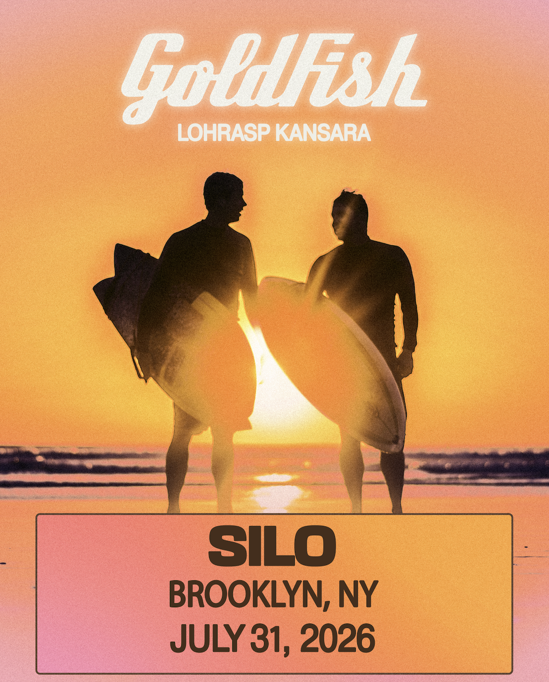 NEW YORK CITY - 07.31 - Goldfish + LOHRASP KANSARA @ Silo
