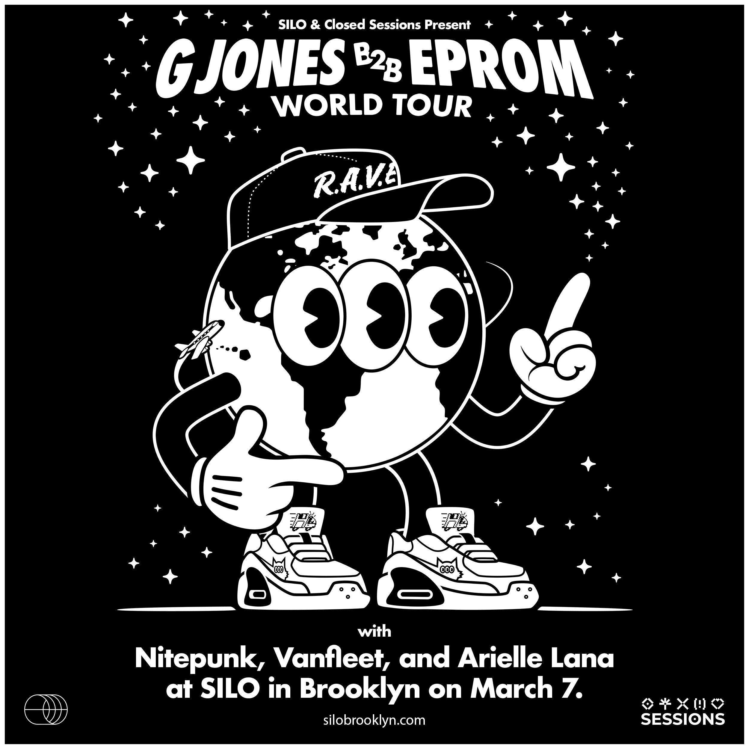 NEW YORK CITY - 03.07 - G Jones b2b Eprom @ Silo