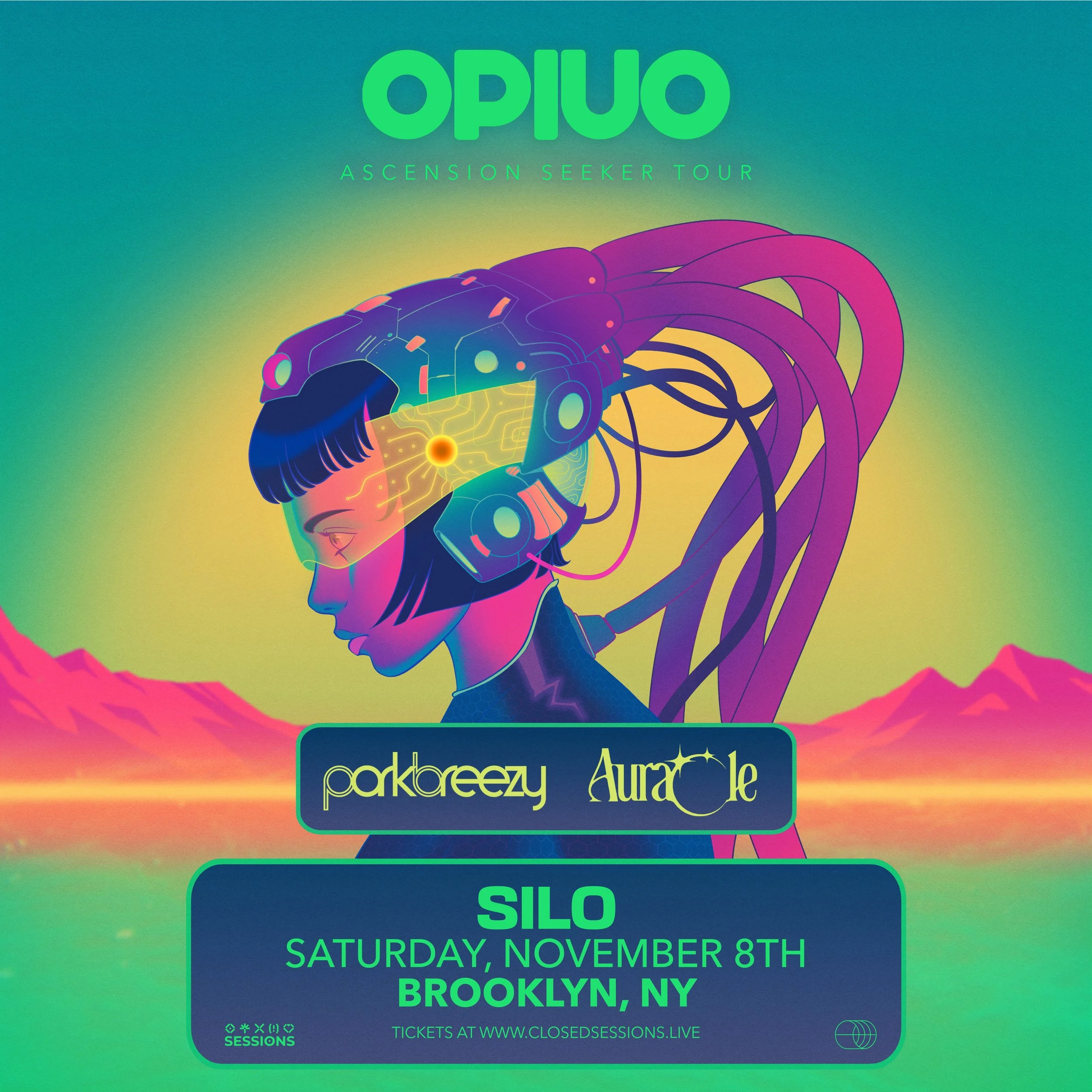 BROOKLYN - 11.08 - OPIUO + Parkbreezy, & Auracle @ Silo
