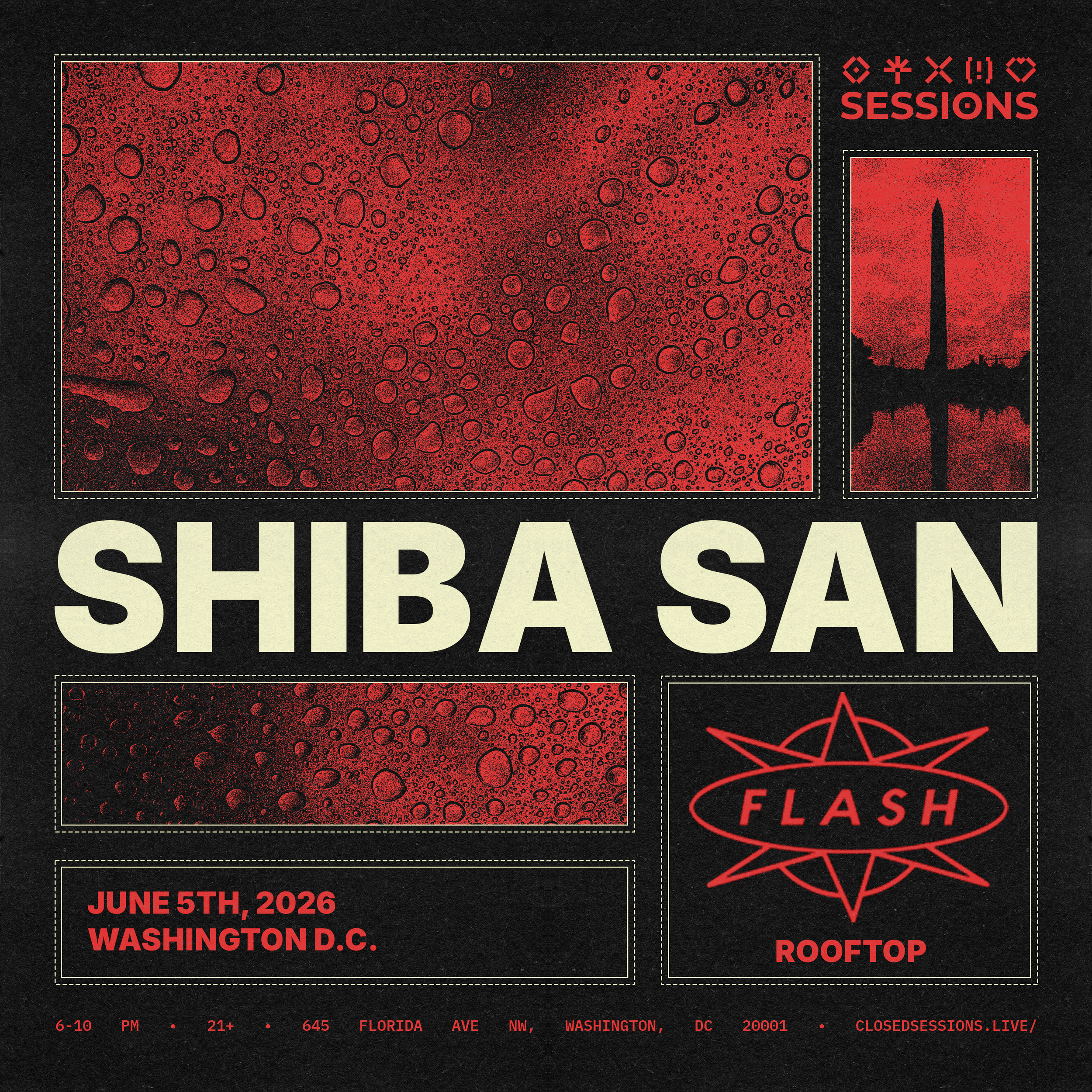 WASHINGTON D.C. - 06.05 - Shiba San @ Flash Roof