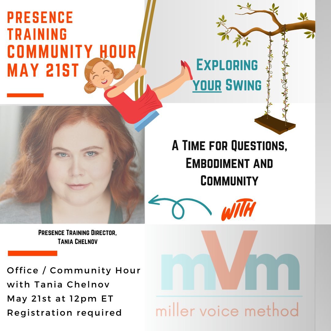 Join us for this month&rsquo;s mVm Community Office Hour brought to you by the mVm Presence Training. 

There will be time for questions, conversations and embodiment. 

This event is free and open to all - register at the link in our bio

#Community