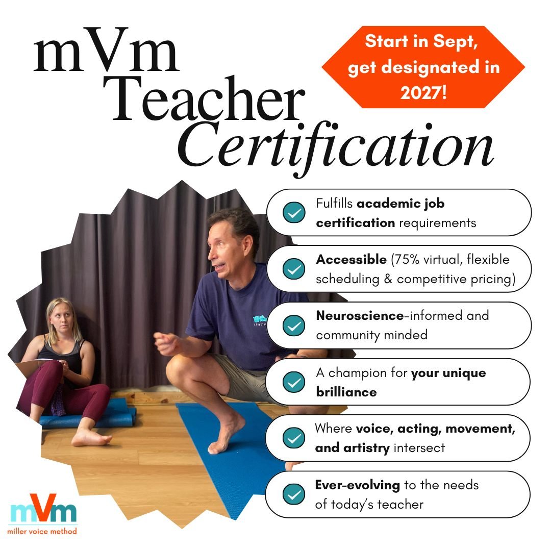 mVm Teacher Certification program isn't just about learning how to teach mVm - it's an opportunity to hone and craft your unique teaching superpowers while meeting your clients and students where they are!

Is Cert a good fit for you? Come to a Sneak