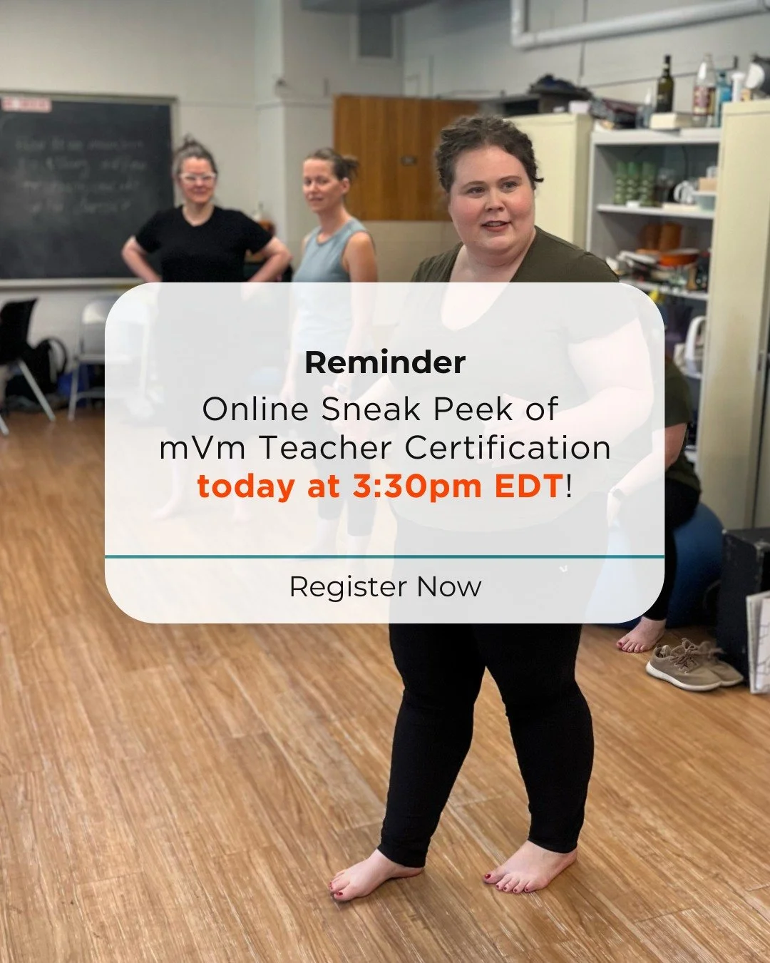 Today - join a sneak peek of mVm teacher certifcation! Register at link in bio!

#VoiceTeacher #TeacherCertification #ActingTeacher #CertifiedTeacher #TeacherTraining #ActingTechnique #TeacherLife #LearnToTeach
