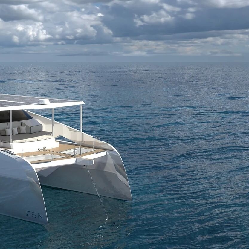 ZEN Yachts design the ultimate blue water yachts offering infinite range at high sustained speeds and with zero emission. 

The ZEN50 is the WORLD'S FIRST series production catamaran available on the market with a fully automated wingsail. 

ZEN Yach