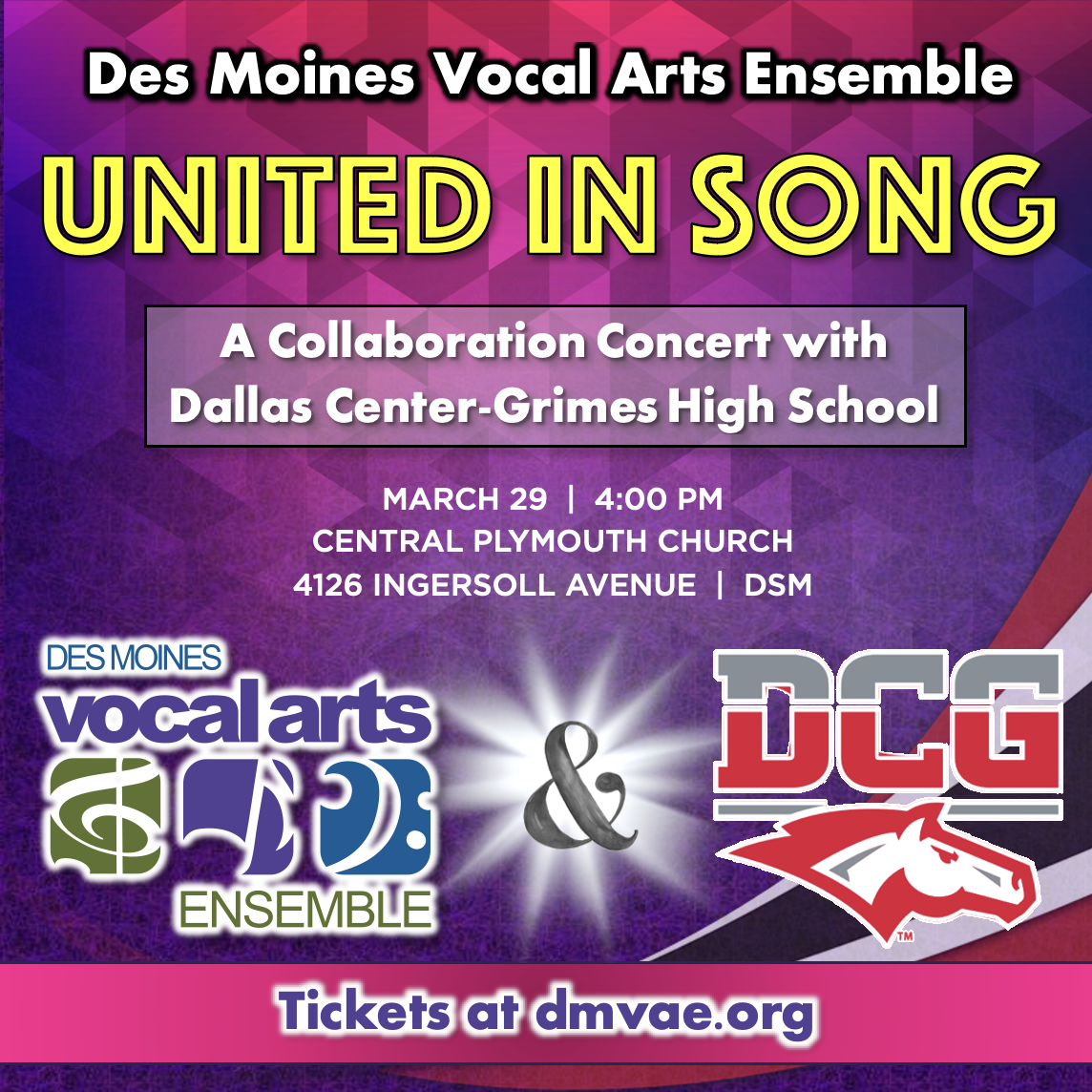 March 29: Des Moines Vocal Arts Ensemble Concert