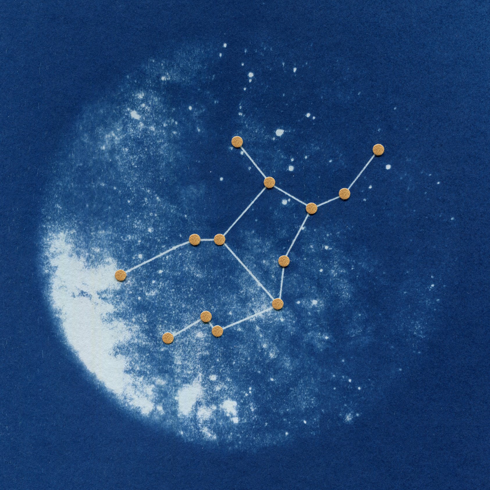 WEBSHOP-Sophia Jenny Cyanotype-A4 Zodiac Virgo Square.jpg