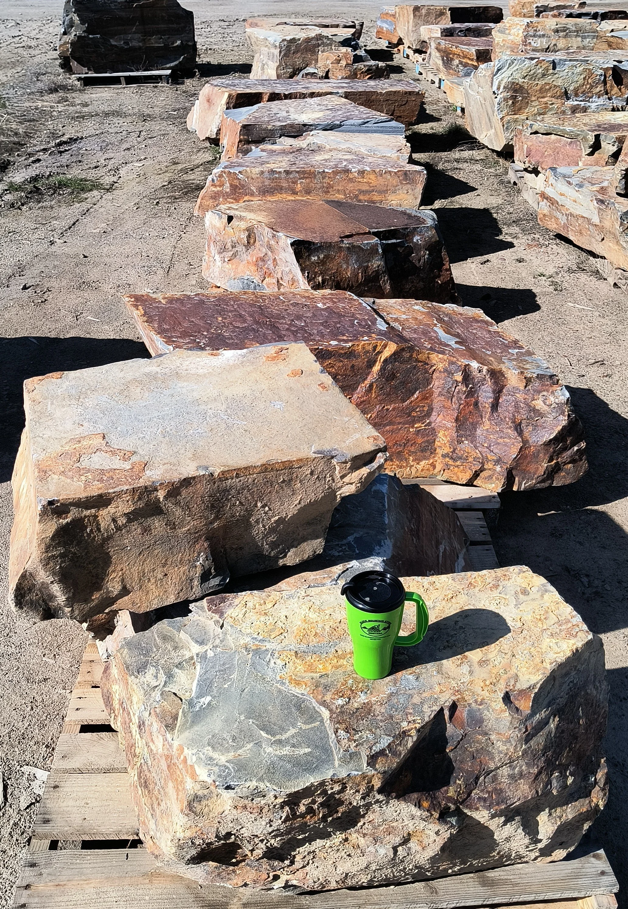 Bronze Blocky Boulders