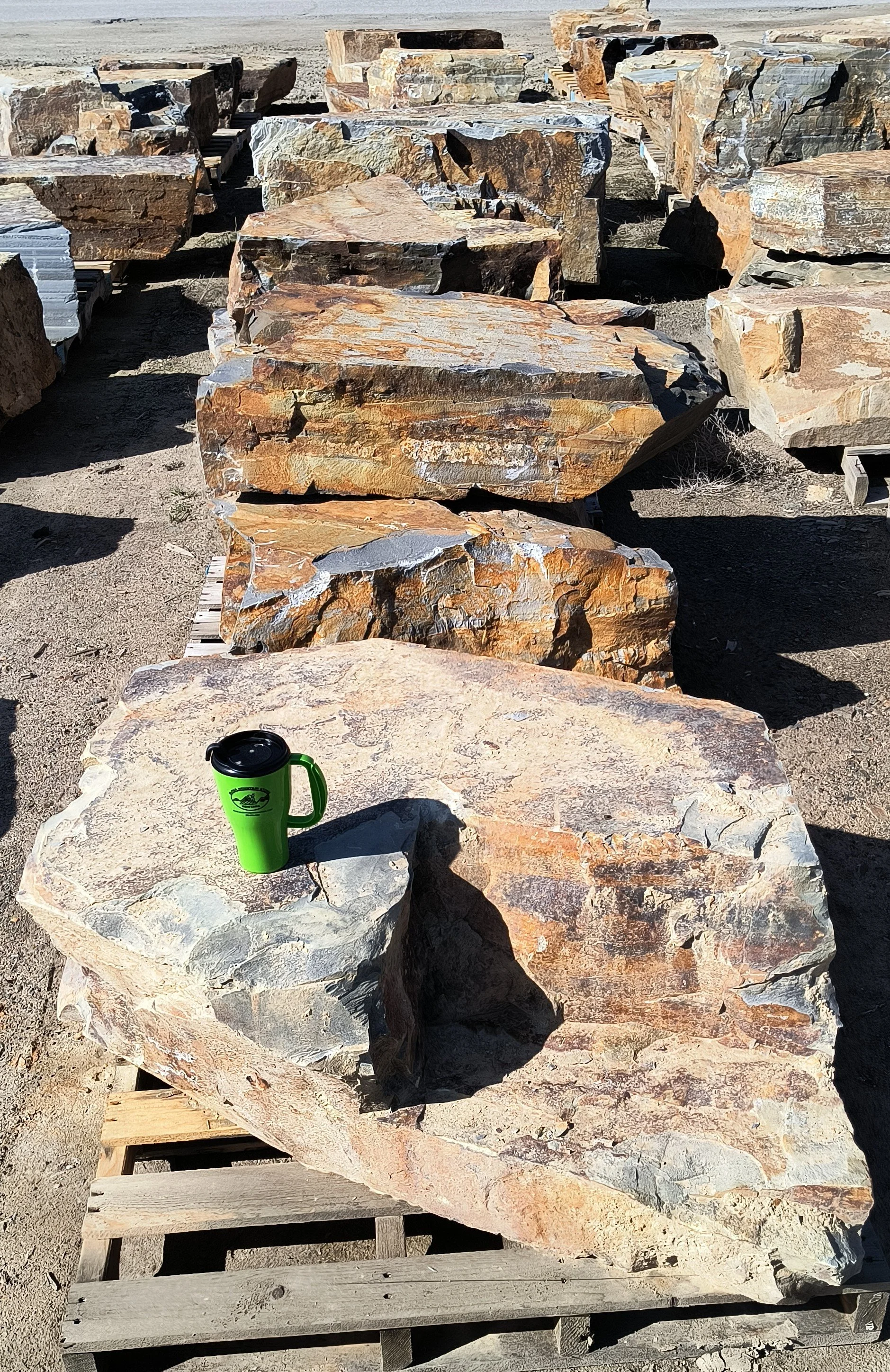 Bronze Blocky Boulders