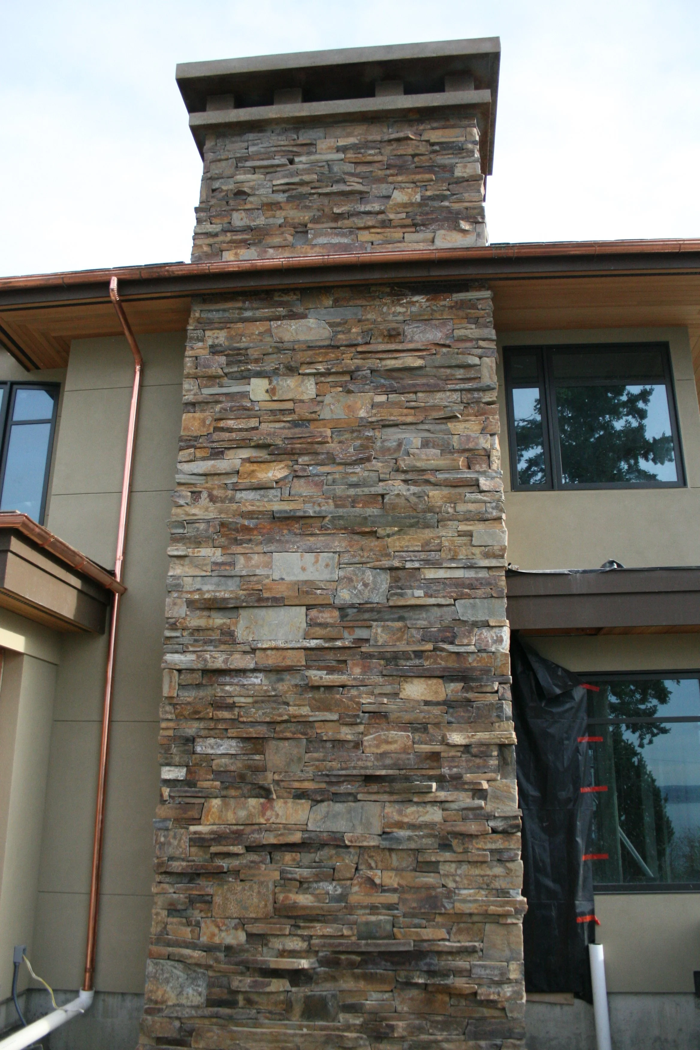 Bronze exterior Fireplace