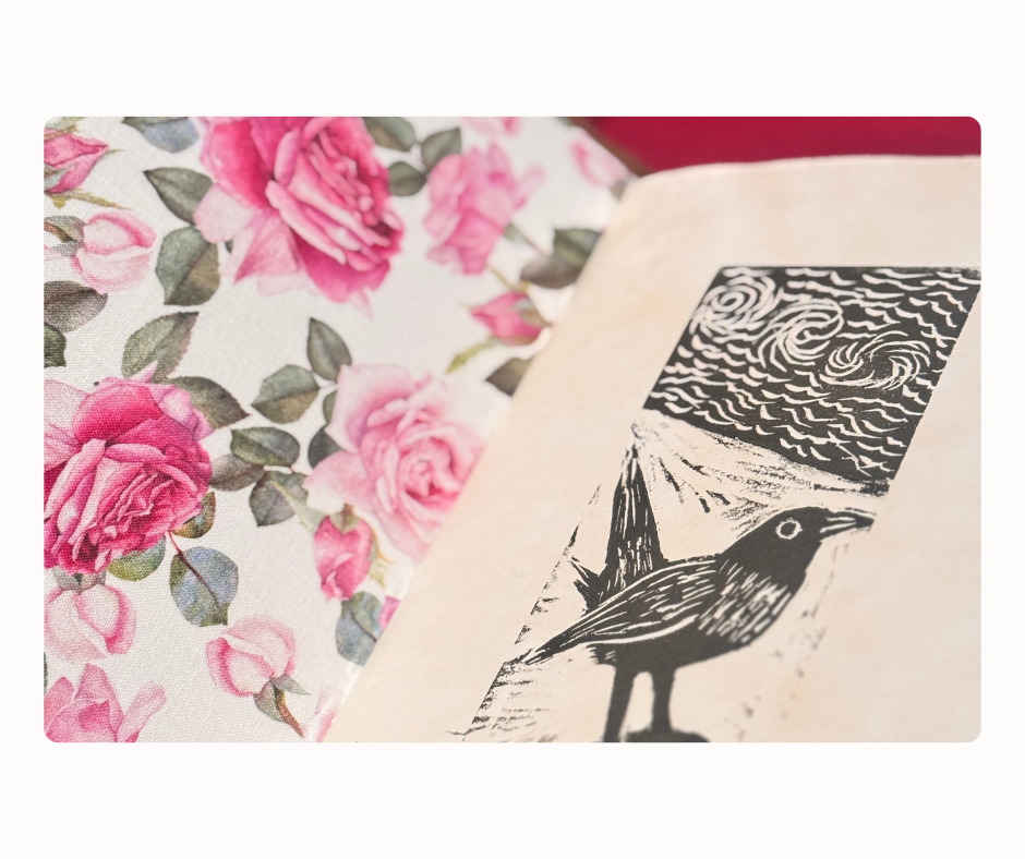 Aunty Magpie Leather Journal