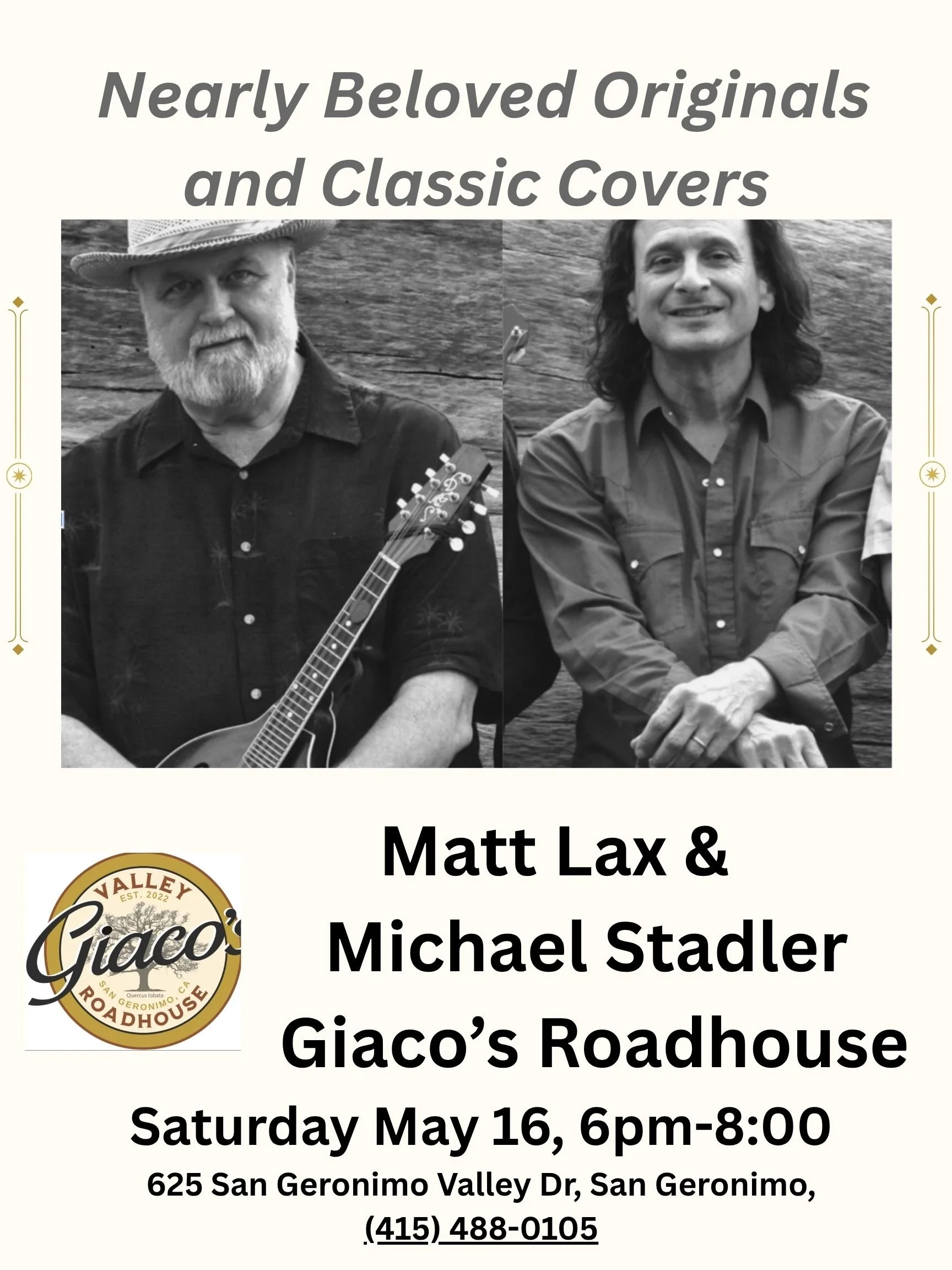 Matt Lax and Michael Stadler