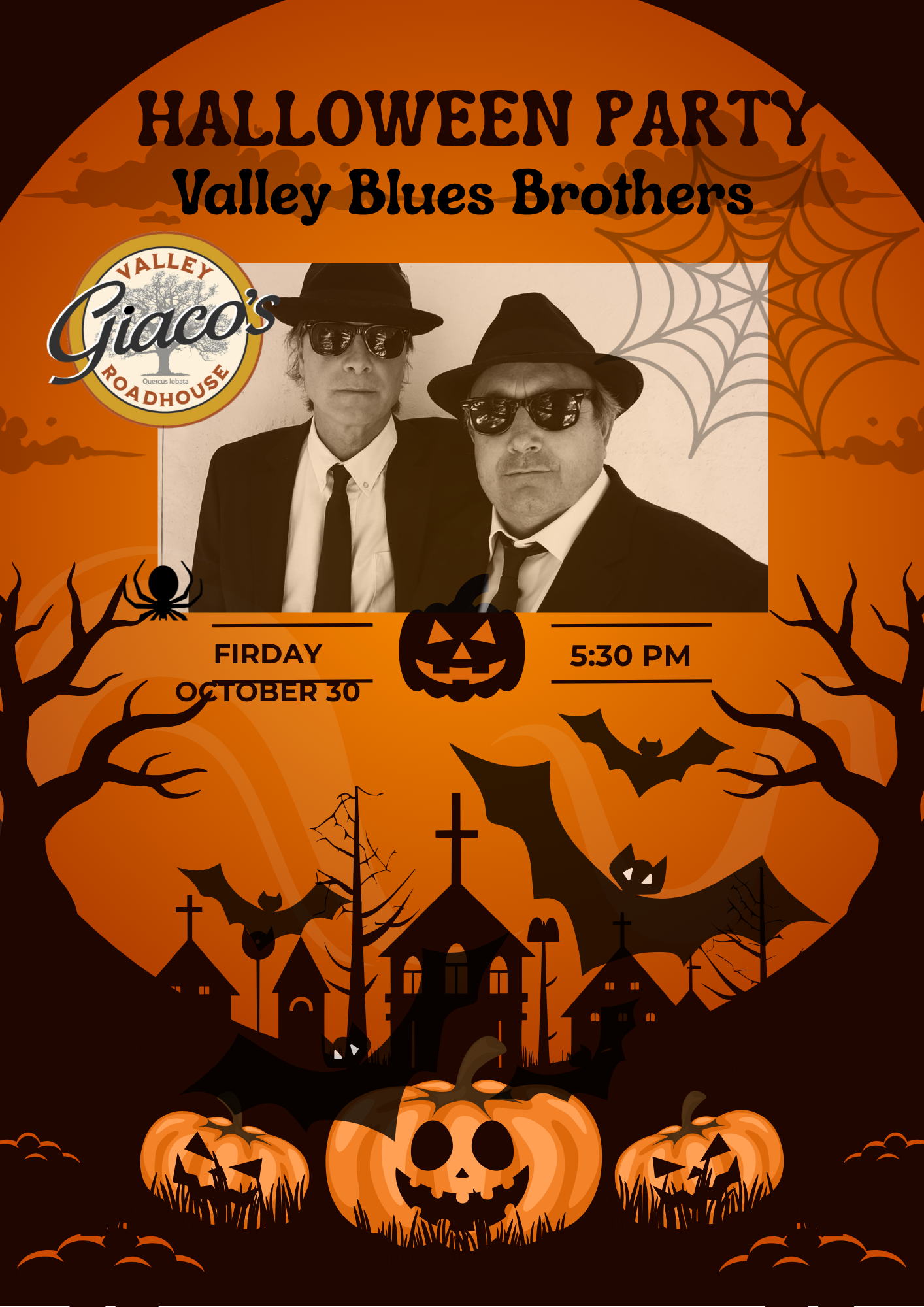 Valley Blues Brothers Halloween Party