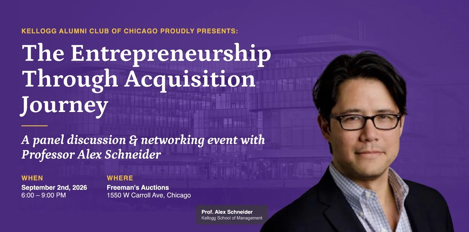 KACC Event: Entrepreneurship Through Acquisition Journey 