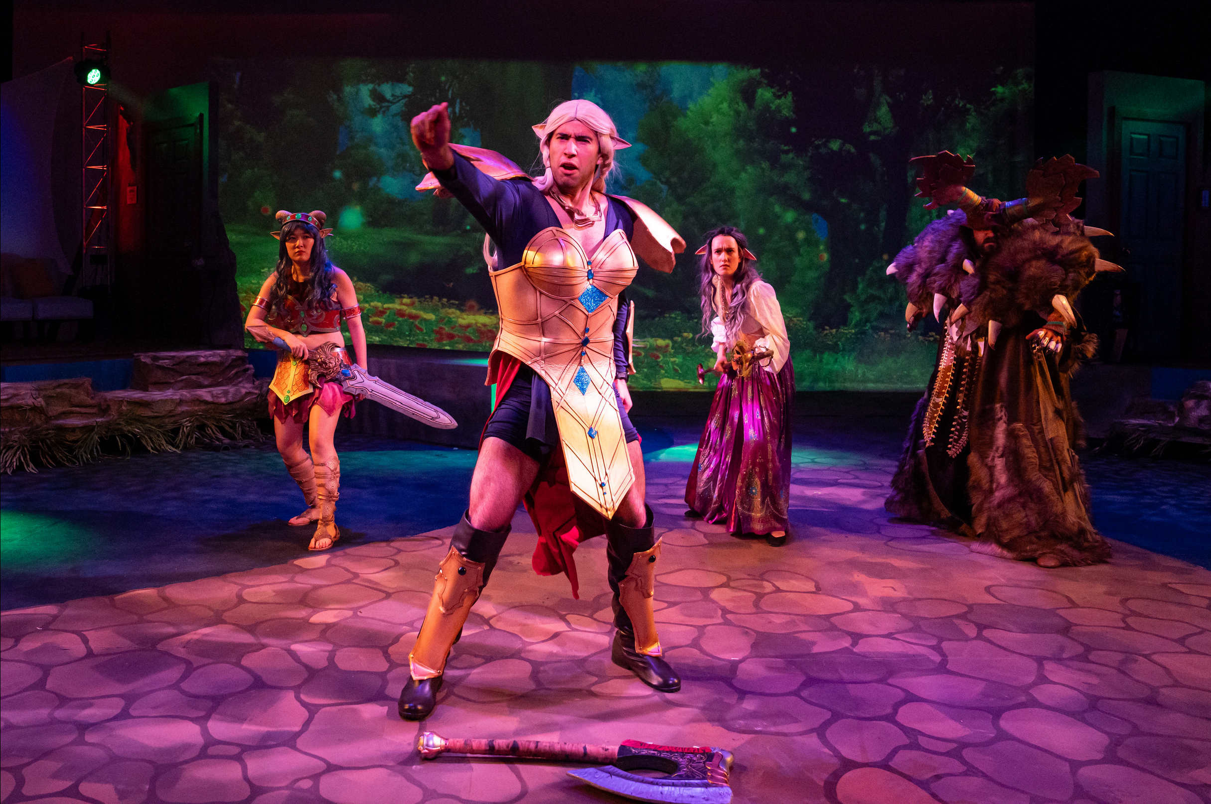 In Love and Warcraft - City Lights Theatre (
Photo: Christian Pizzirani) 