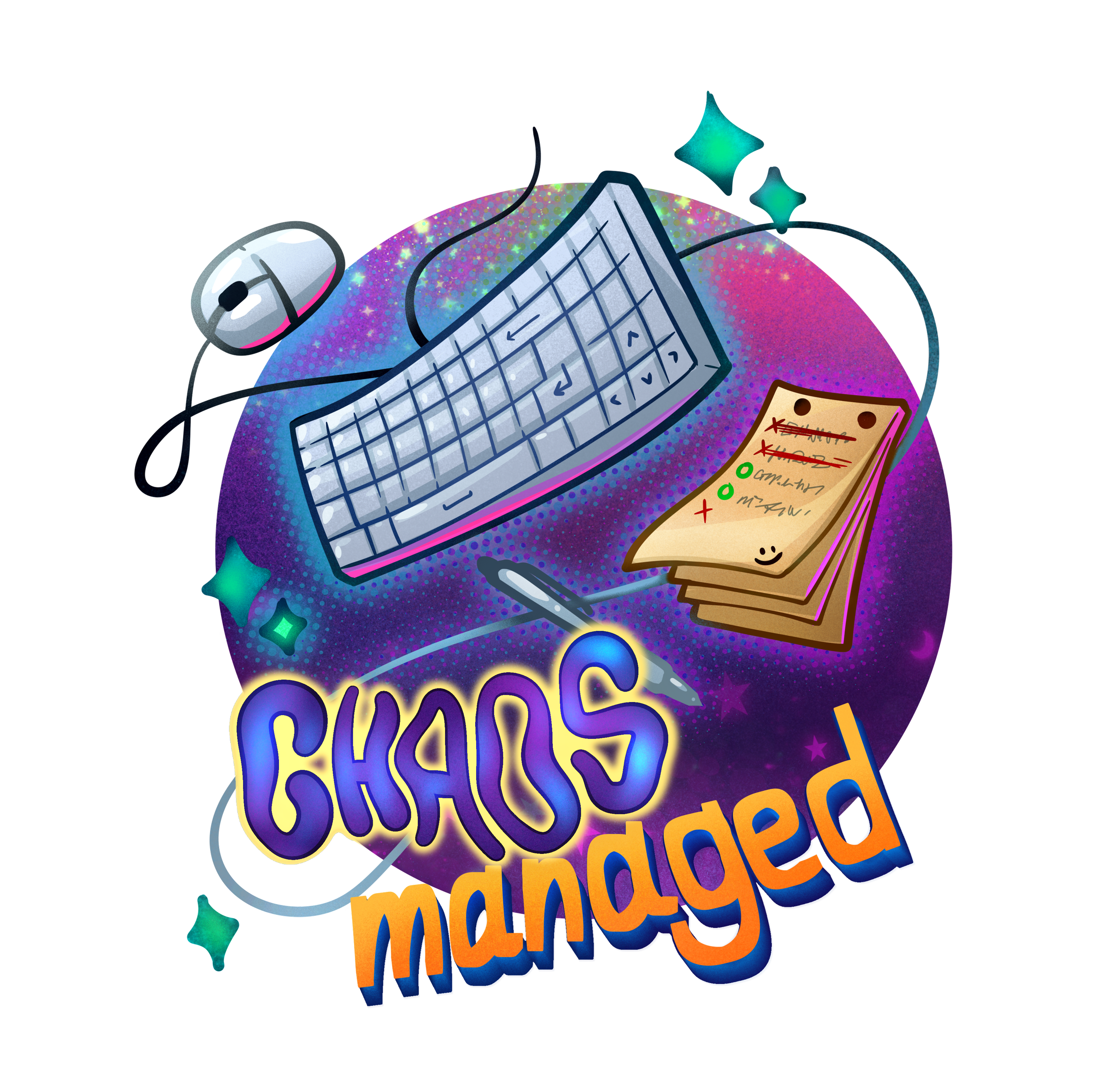 Chaos Managed Sticker