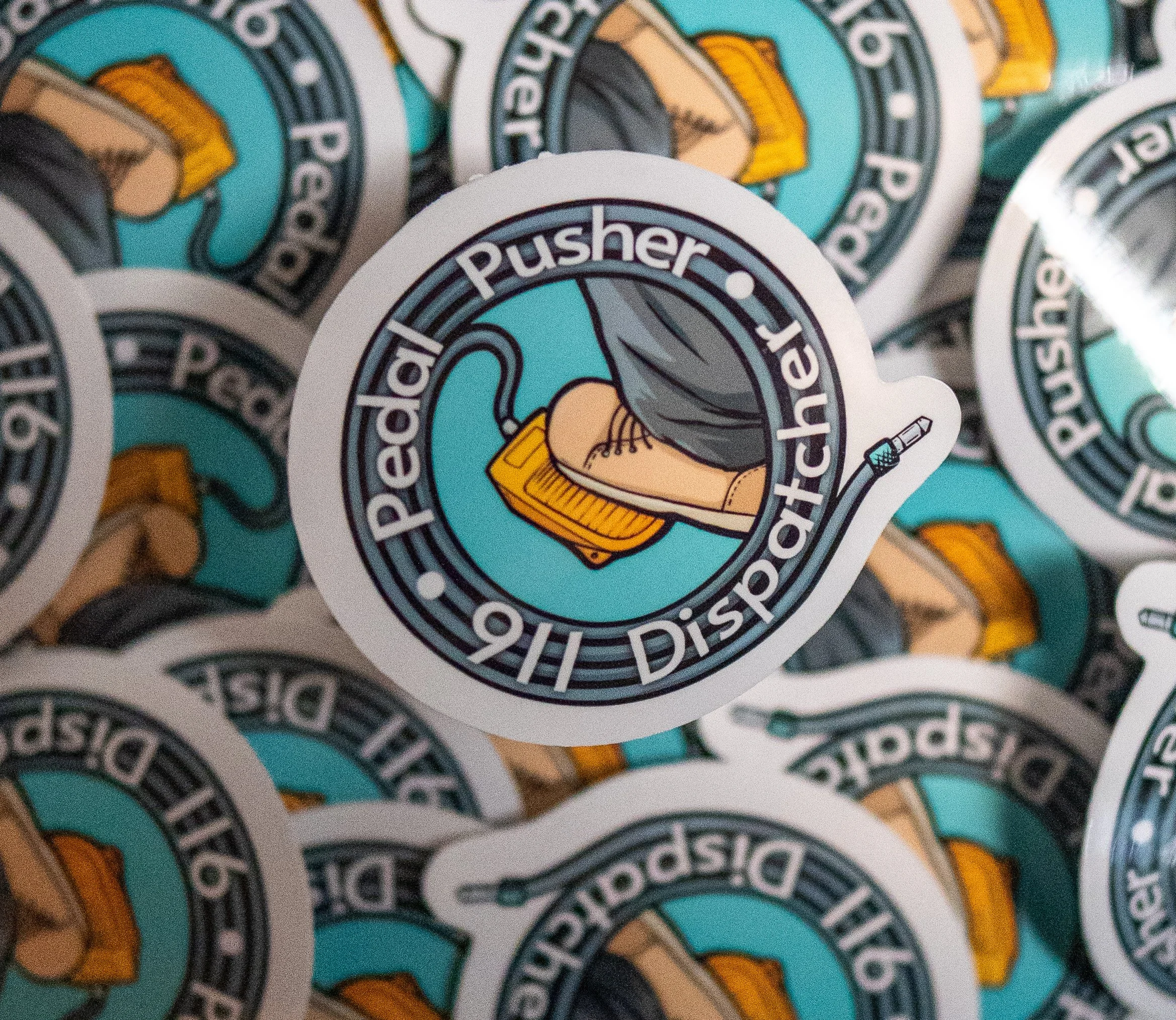 Pedal Pusher Sticker
