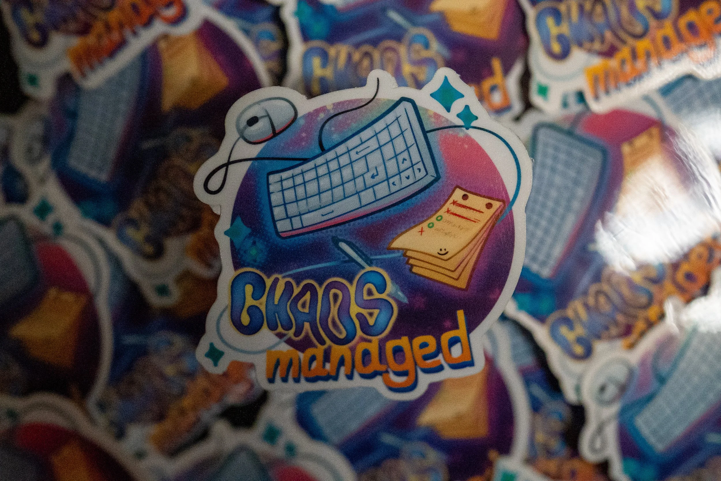 Chaos Managed Sticker