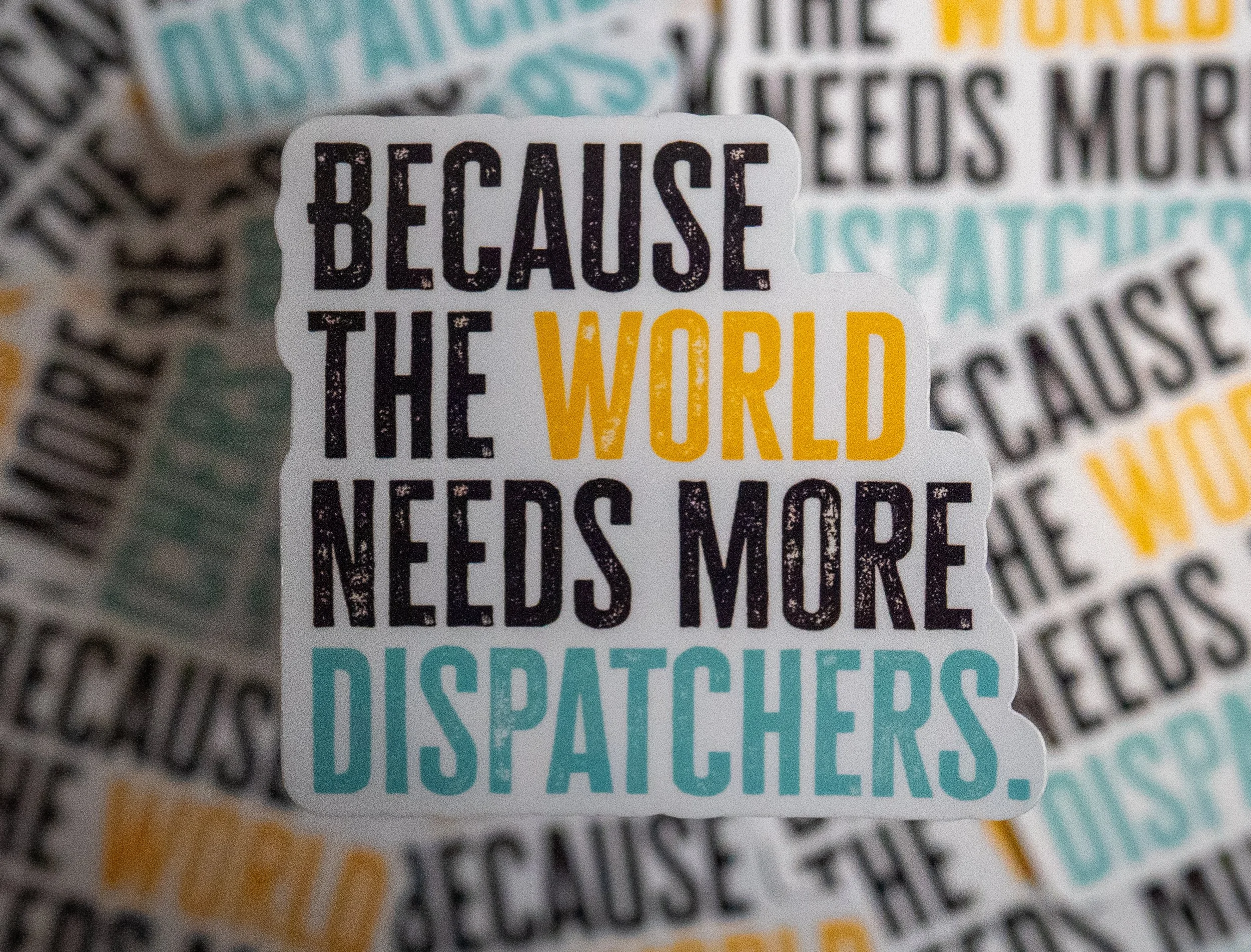 Because Sticker Colorful