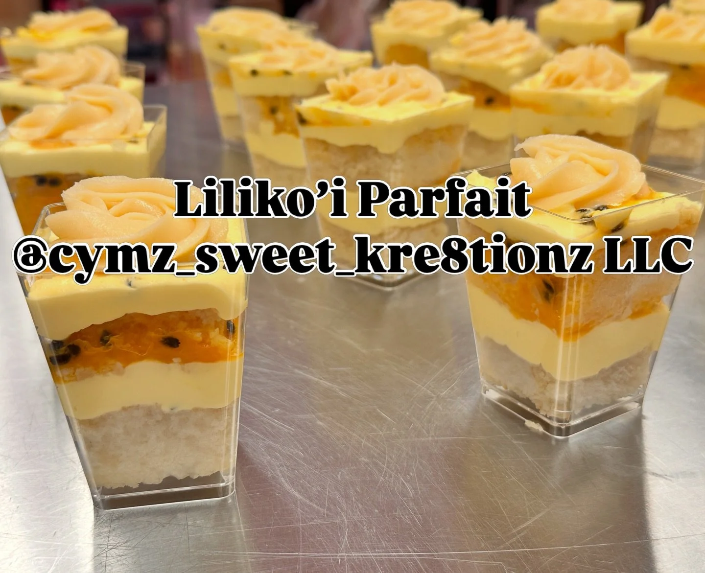 POV: You love lilikoi 😍

✨Layers of fluffy vanilla cake, silky whipped cream made in house, and fresh lilikoi packed into the perfect little dessert cup.

Sweet. Tangy. Addictive. Small, but mighty tasty. BROK YO JAW GOOD!

These Lilikoi Parfait Cup