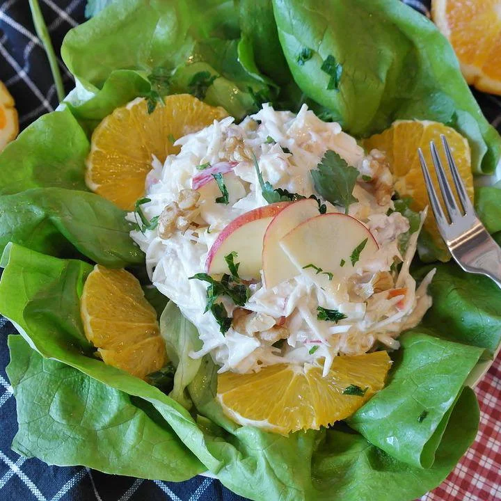 Apple Cinnamon Waldorf Salad