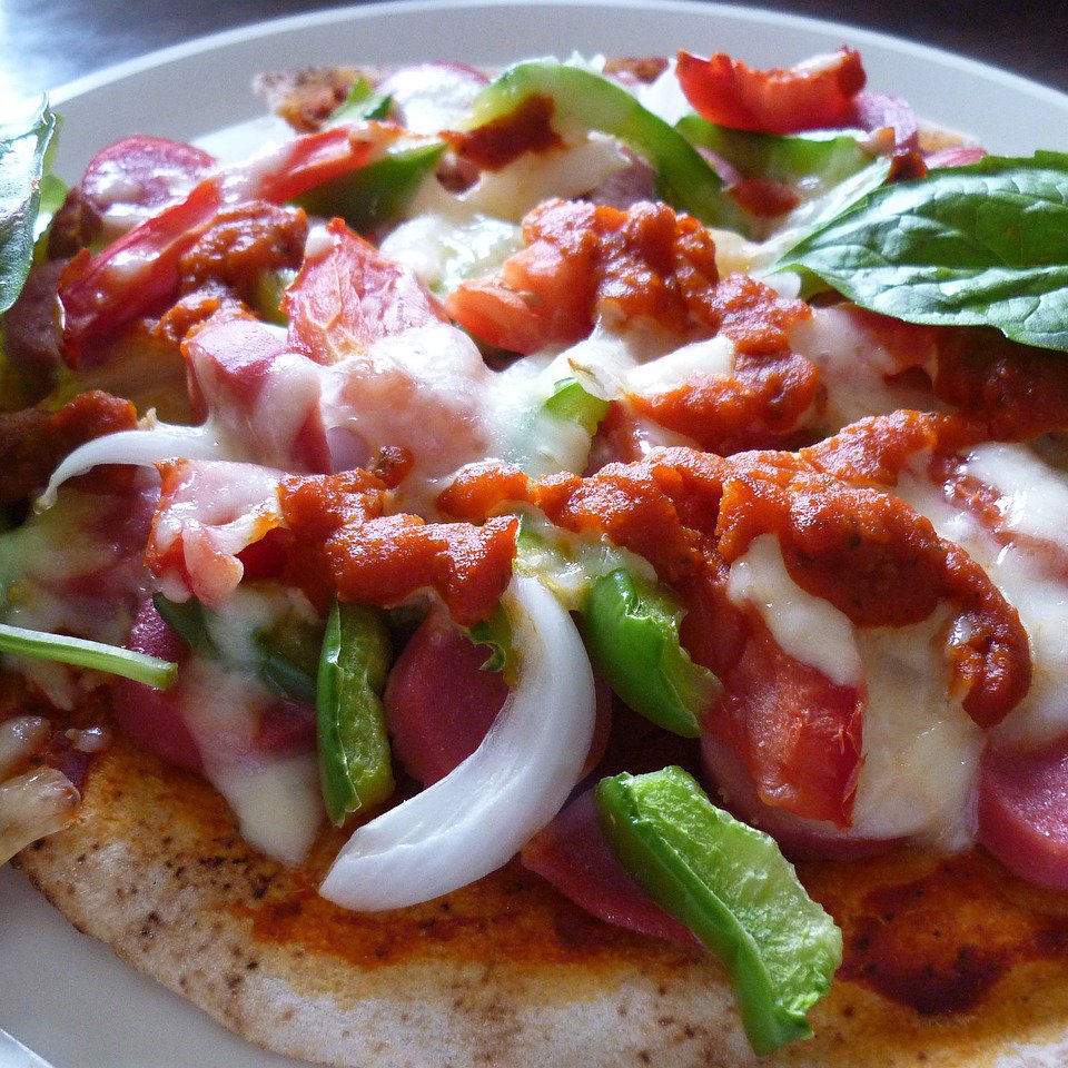 Whole Grain Pita Pizza With Homemade Sauce