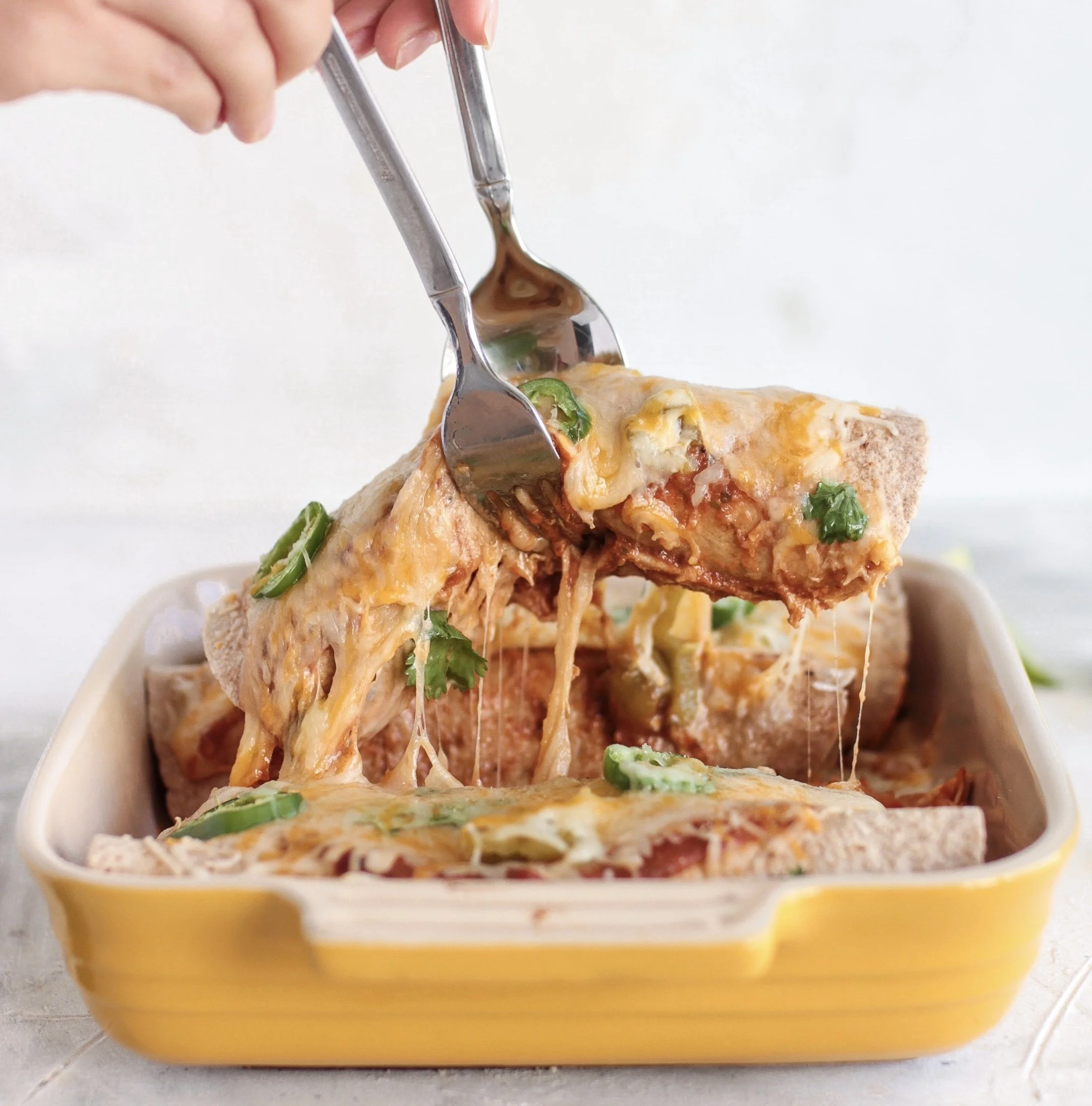 Easy Chicken Enchiladas