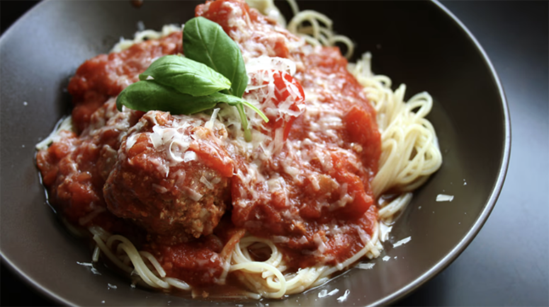 Spaghetti and Turkey Meatballs