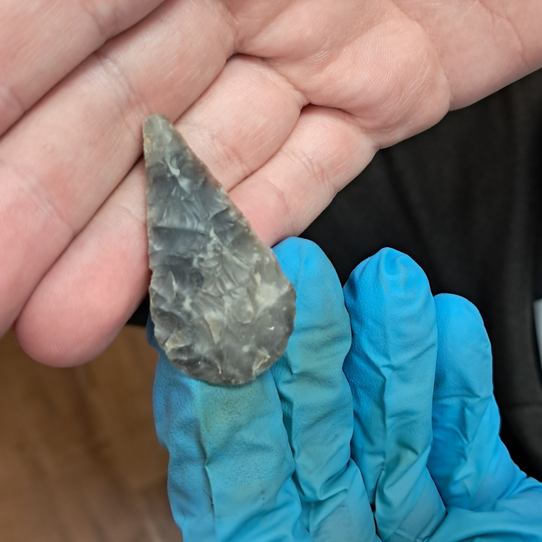 Discovery Centre Finds - Flint arrowhead