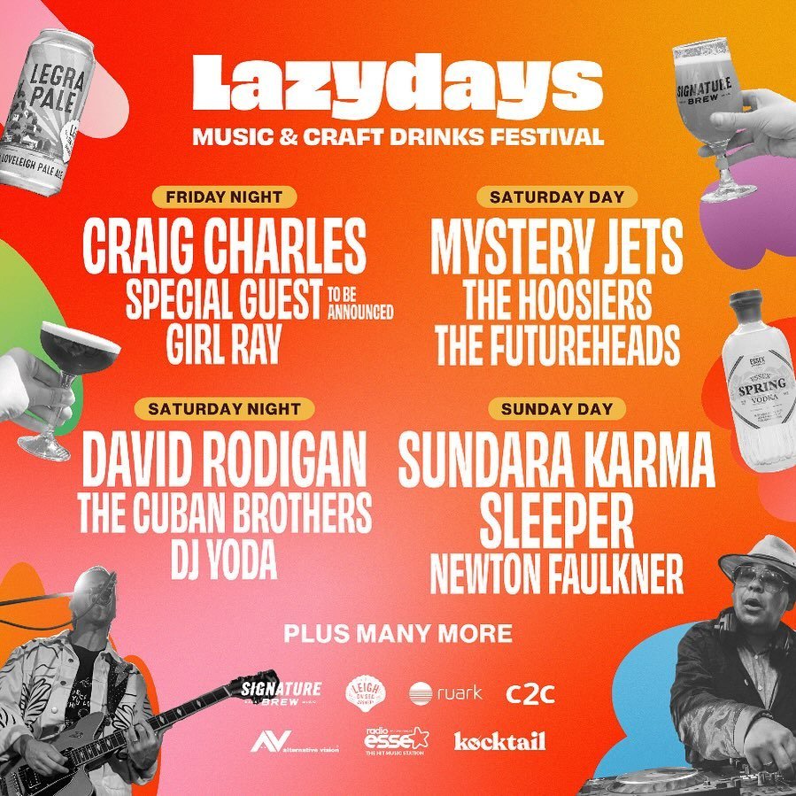🫶 Support to Leigh Folk Arts when buying a ticket to @lazydays.festival 

We might be taking a break in 2024, but our good friends and regular volunteers have launched another great event and they&rsquo;re donating 15% from tickets sold through our 