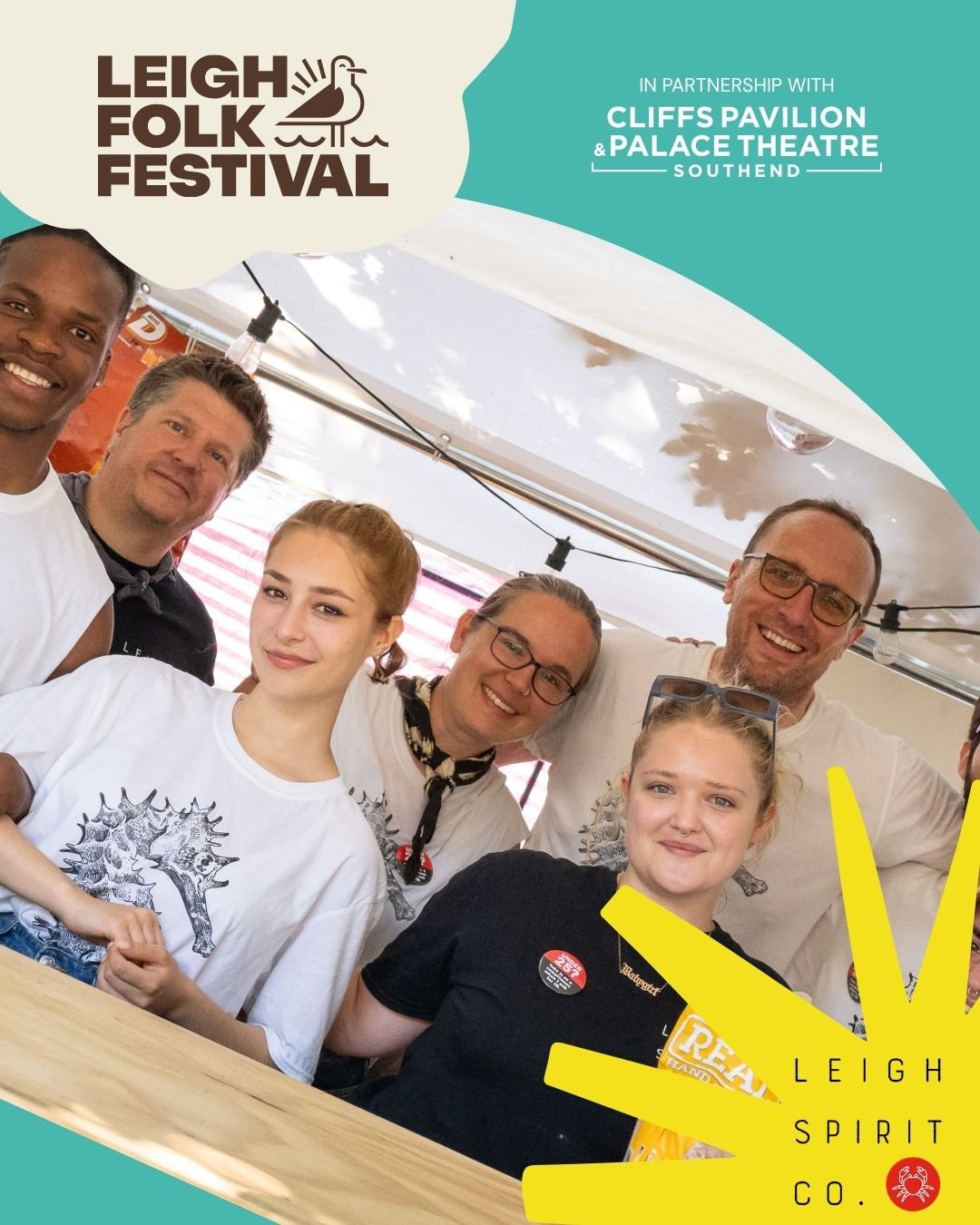 We&rsquo;re excited to welcome Leigh Spirit Co. 🦀 back as the official Bar  partner for Leigh Folk Festival 2026! 🎶✨

A selection of their signature spirits and cocktails will be available alongside craft beers, ales, wines, soft drinks, throughout