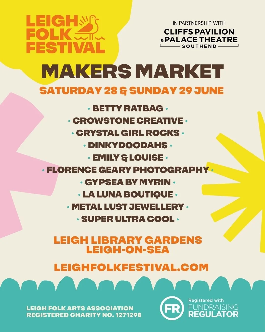 Support local makers at Leigh Folk Festival Makers Market ✨

From handcrafted jewellery and coastal-inspired treasures to art, prints, accessories, clothing, and unique gifts &mdash; our makers market is packed with creativity and independent talent.