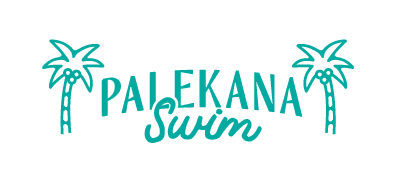 Palm trees with the text 'Palekana Summer' in a casual style