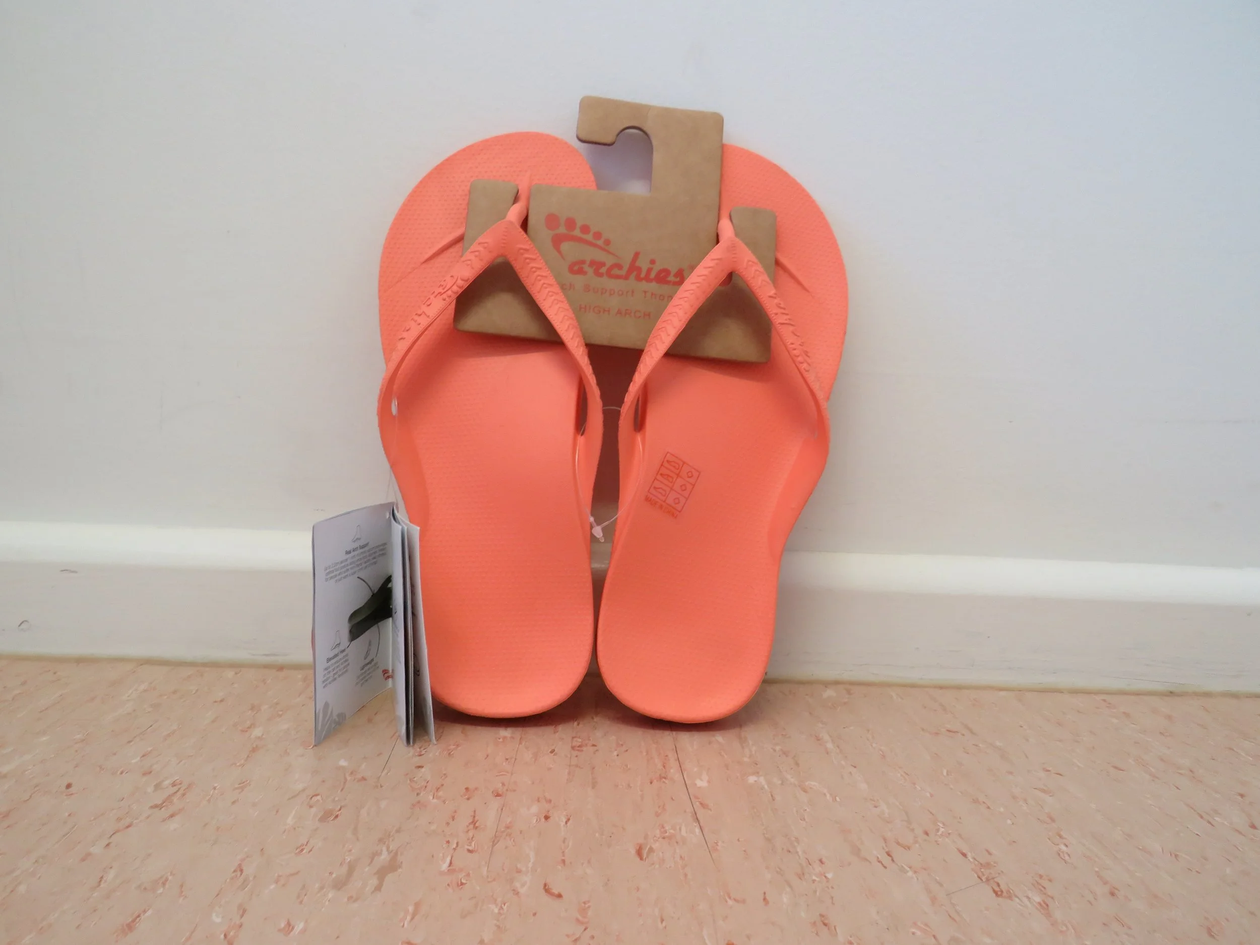 Archie’s thongs in the colour Peach - PRODUCTS.JPG