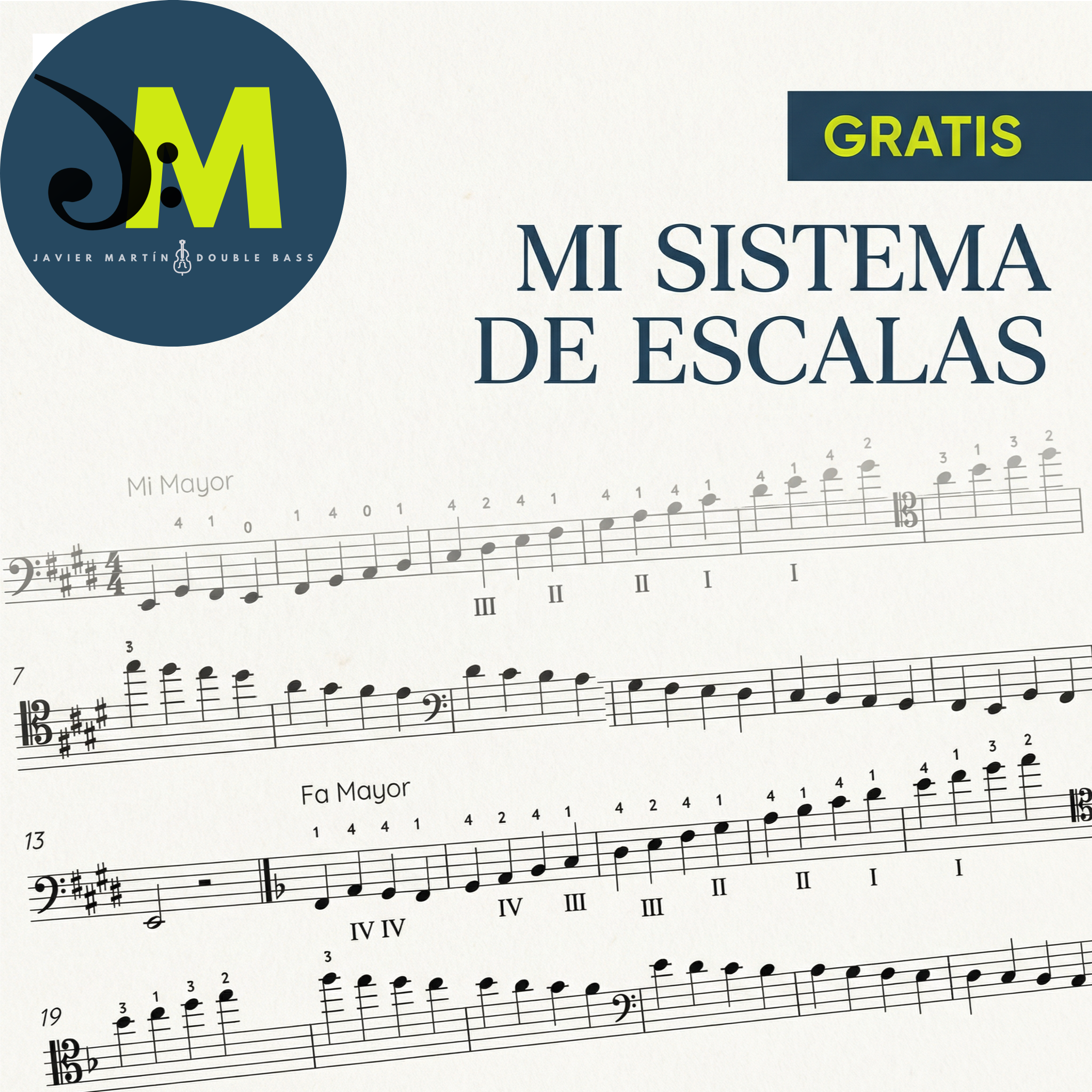 Partitura - Mi sistema de escalas