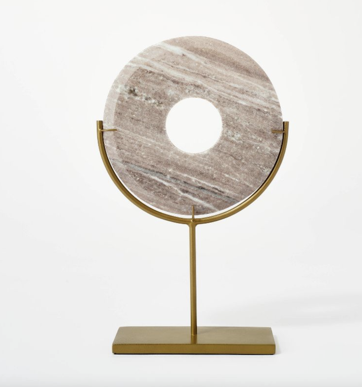 Marble Disc Decorative Object
