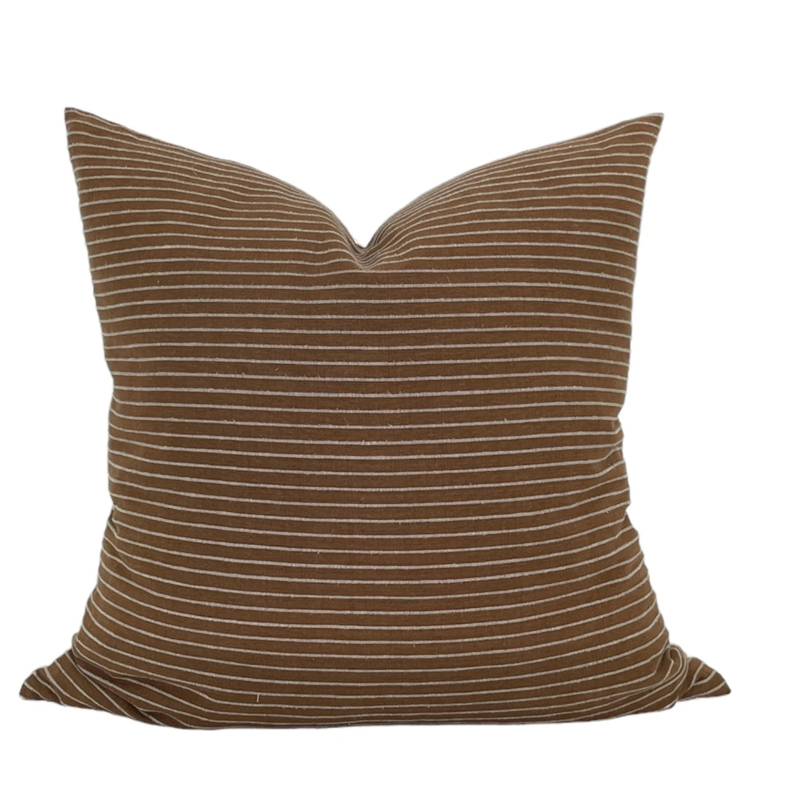 Chiangmai Woven Brown Stripe Pillow Cover