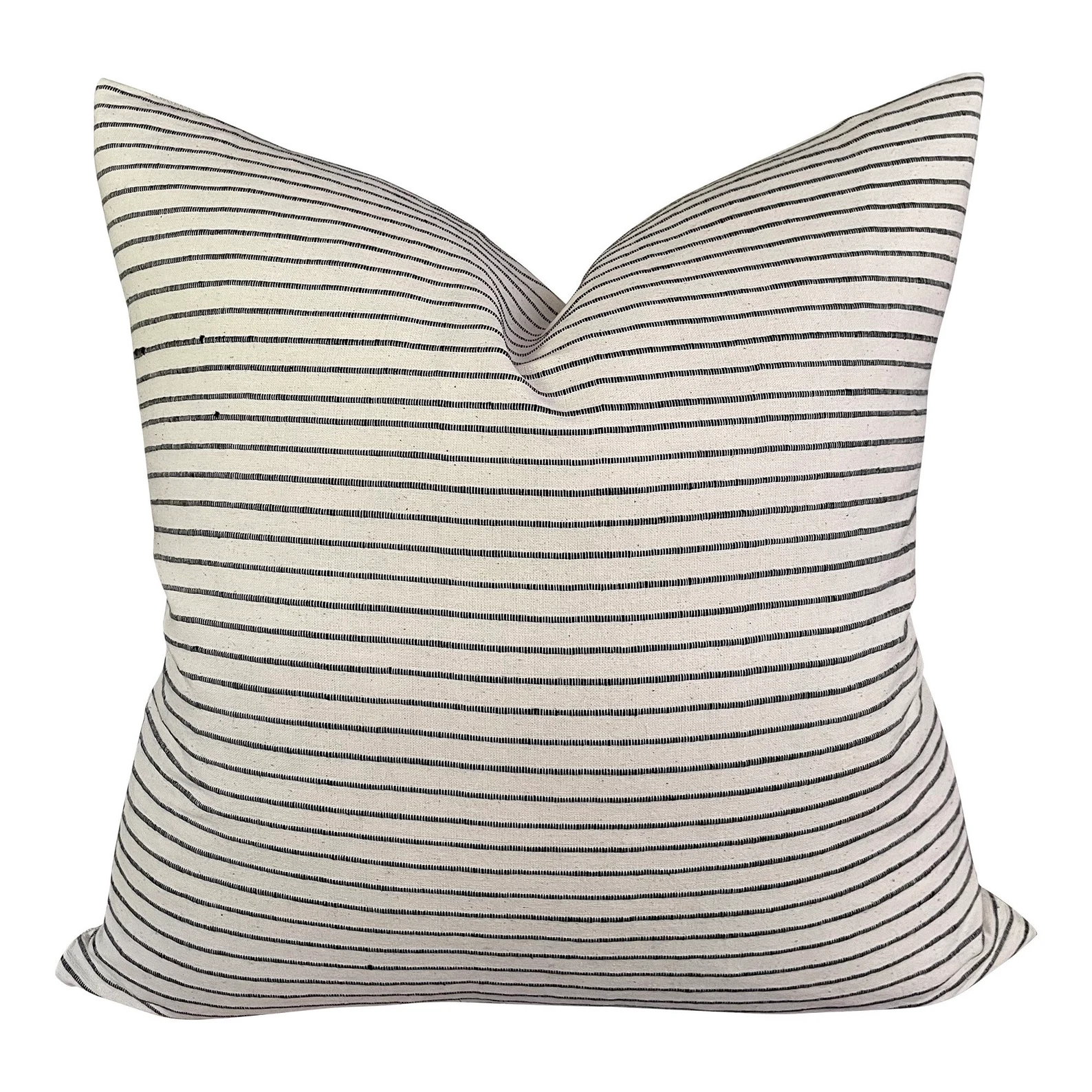 Cotton Black Stripe Pillow Cover
