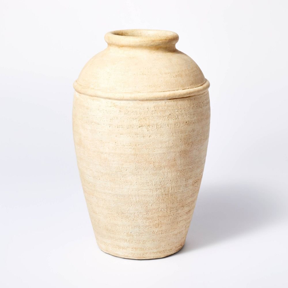 Tall Terracotta Vase