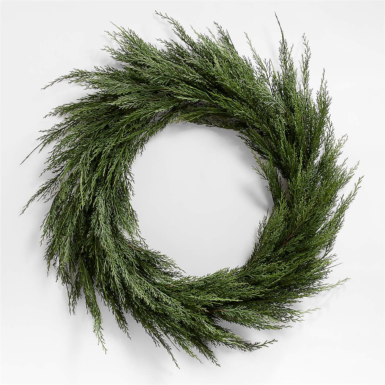 Faux Cypress Wreath 36"
