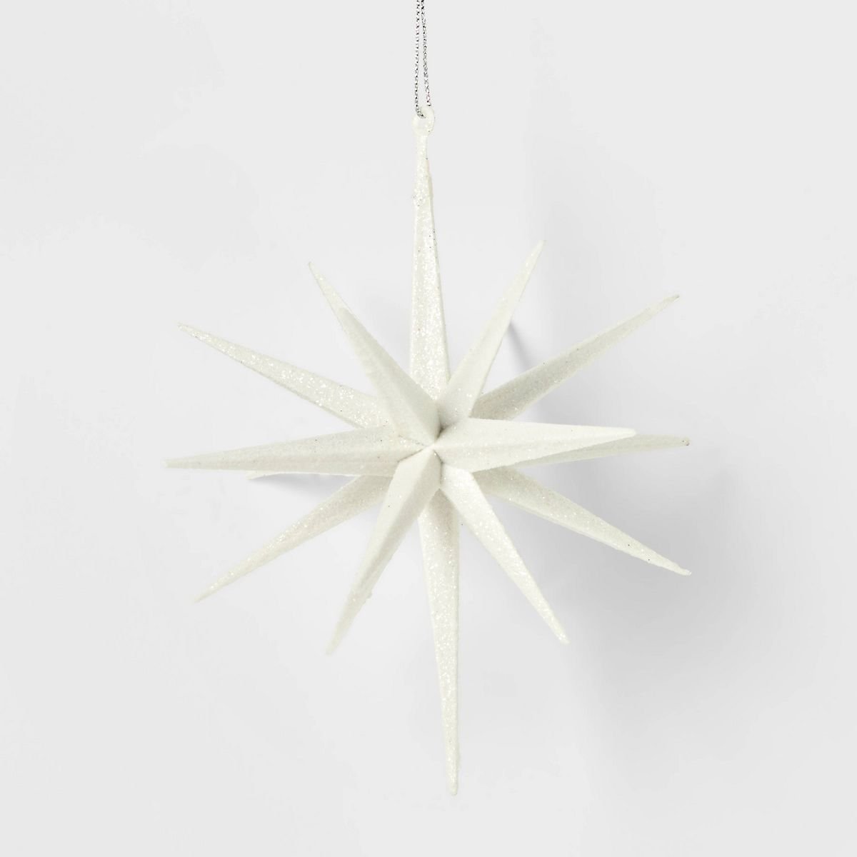 White Starburst Ornament